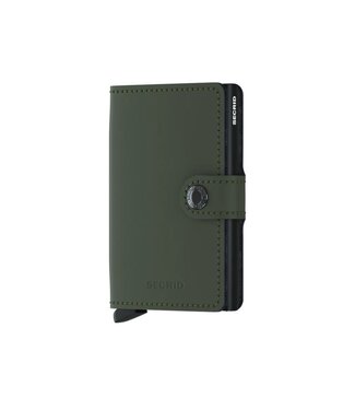 Secrid Miniwallet matte green black