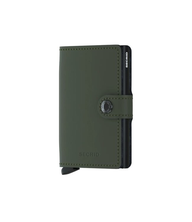 Secrid Miniwallet matt green black - MM-GREEN-BLACK