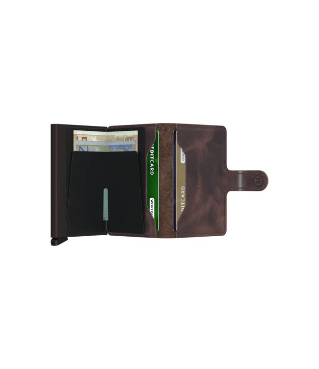 Secrid Miniwallet Vintage Chocolate - MV-CHOCOLATE