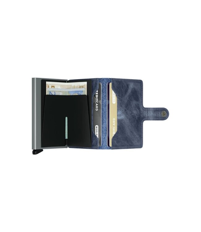 Secrid Miniwallet vintage blue MV-BLUE