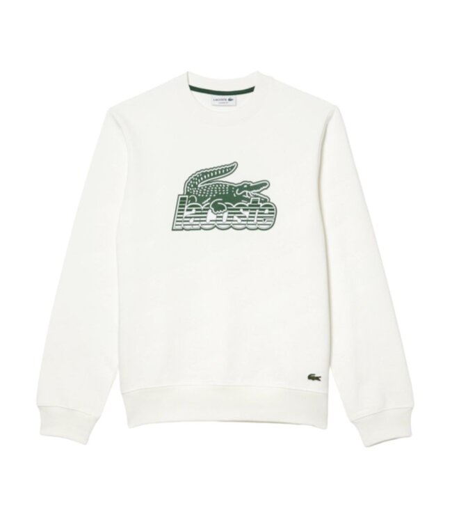 Lacoste white sweatshirt sale