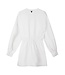 Alix the Label Woven linen look wrap dress soft white