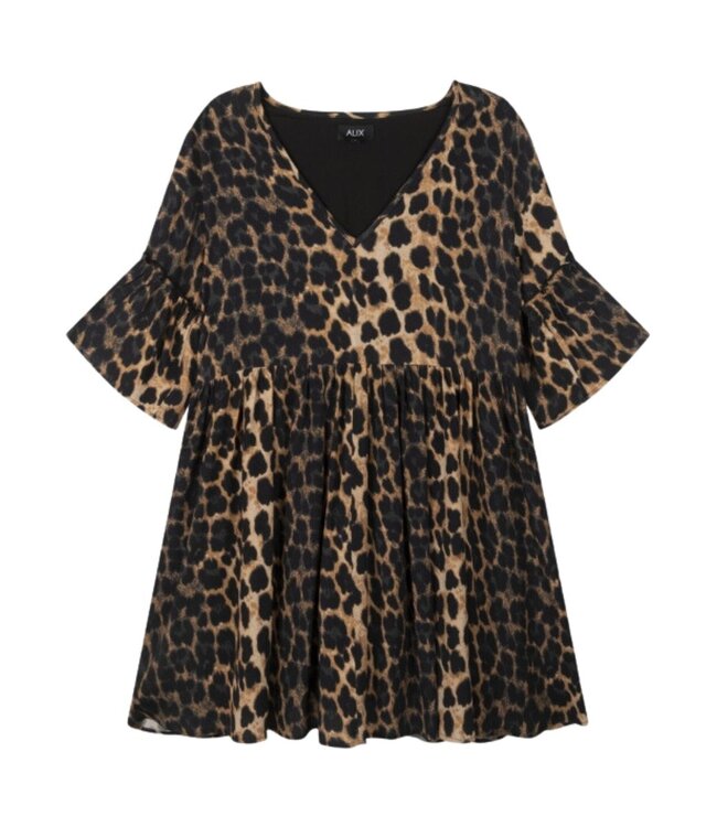 Alix the Label Woven animal dress animal