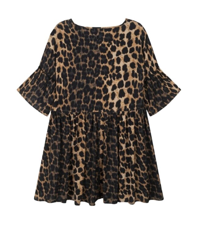 Alix the Label Woven animal jurk animal – Stijlvolle jurk met moderne fit
