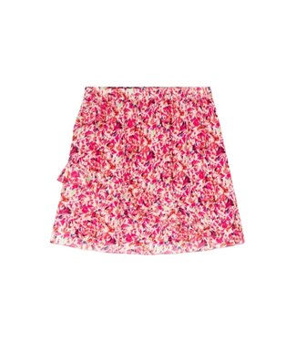 Alix the Label Small flower ruffle skirt multi colour