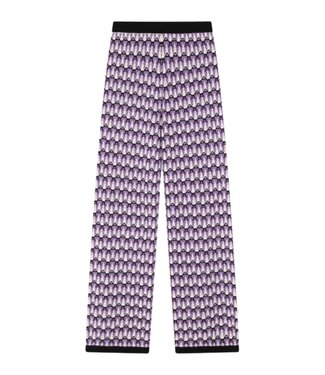 Alix the Label A jacquard pant faded purple