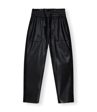 10Days Leatherlook side panel jogger black