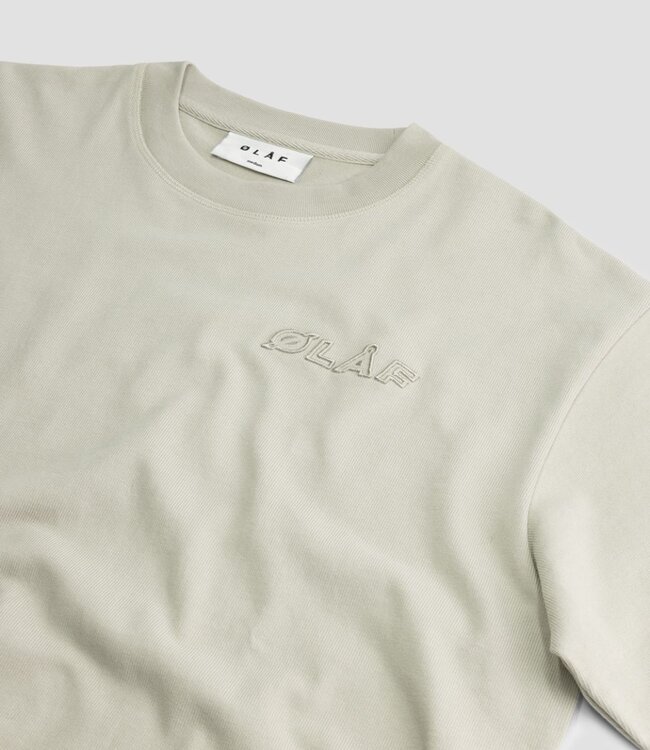Olaf Heavyweight studio tee greige