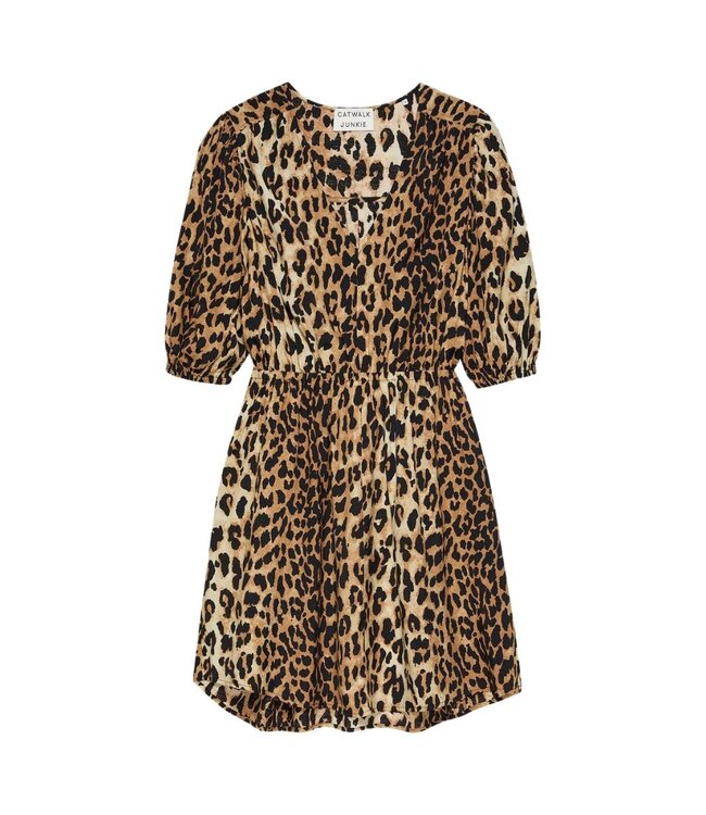 Catwalk Junkie Leopard dress brown