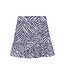 Alix the Label Woven zebra faux wrap skirt purple