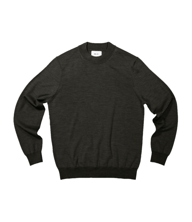 NN.07 Martin knit dark army