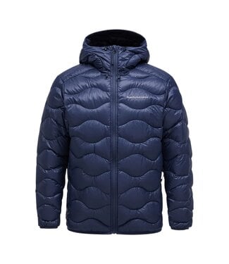 Peak Performance Helium down hood jacket blue shadow