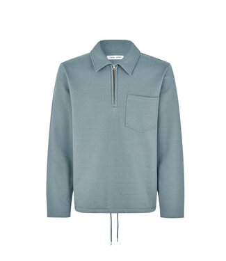 Samsoe Samsoe Jonathan half zip stormy weather