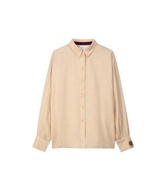 POM Amsterdam Milly blouse smokey sand