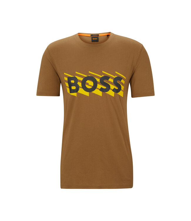 Hugo Boss Tee boss rete s/s open beige