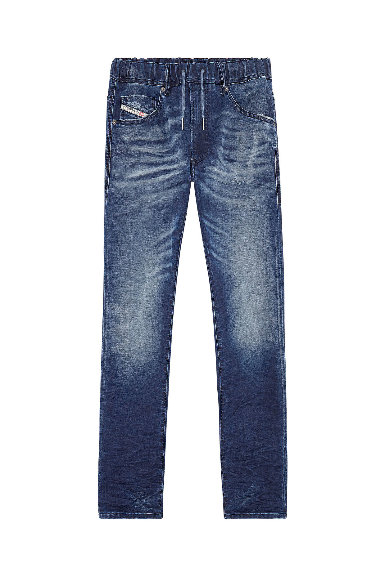 Diesel Krooley Jogg Jeans – Nero, Taglia W30 L32 – Pelle Similpelle, Affusolate