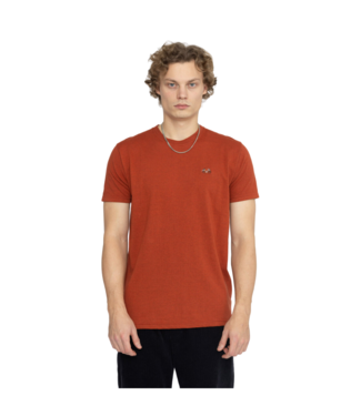 Revolution Regular tee BIK dark red melange