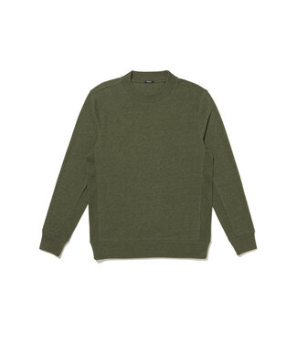 Denham Roger crew neck cmj black forest green