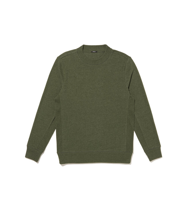 Denham Roger crew neck cmj black forest green