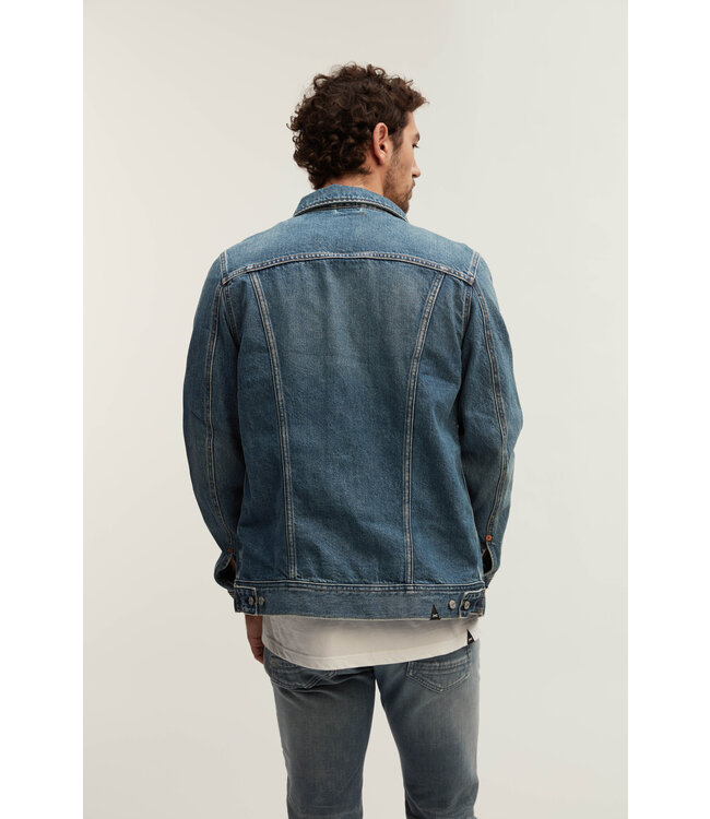 Denham Amsterdam jacket amswar mid blue