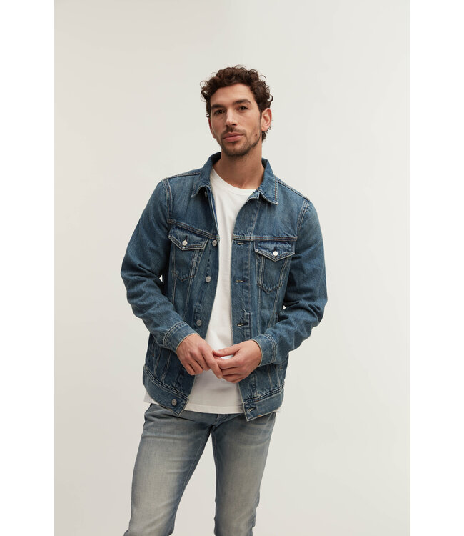 Denham Amsterdam jacket amswar mid blue
