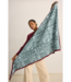 POM Amsterdam Twinkles ice blue shawl green