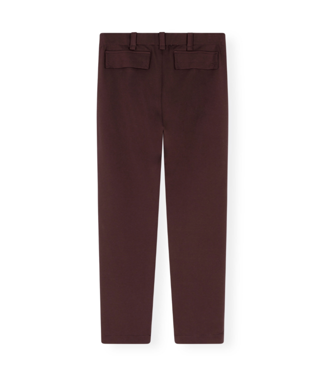 10Days Fitted punto pants aubergine