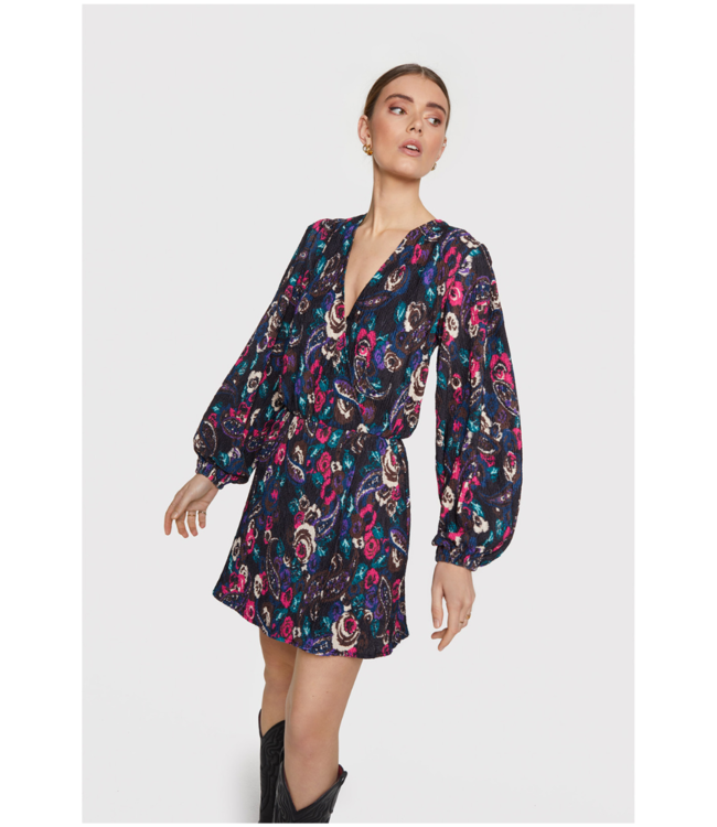 Alix the Label Paisley flower dress multi colour – Stylish dress with modern fit