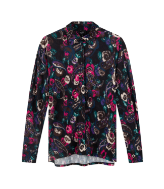 Alix the Label Paisley flower oversized blouse multi colour