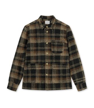 Foret Ivy Wool Overshirt check