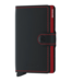 Secrid Miniwallet matte black & red