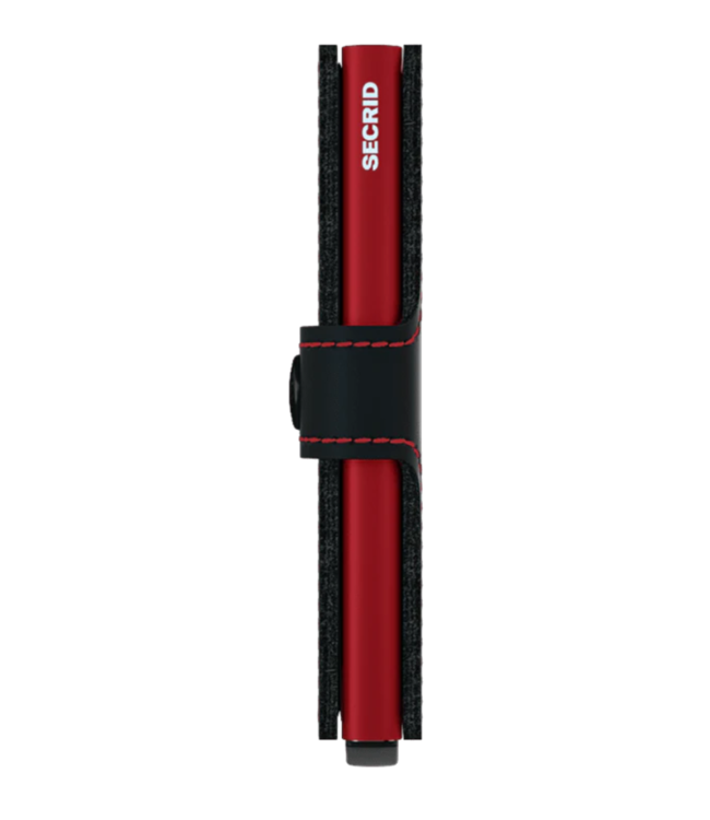 Secrid Miniwallet matte black & red