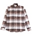 Les Deux Jeremy Flannel Shirt Dusty Teak/Ivory