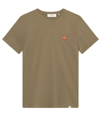 Les Deux Piece T-Shirt Mountain Grey/Burnt RedDark Sand