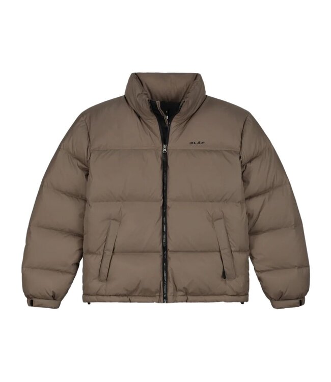 Olaf Puffer jacket taupe