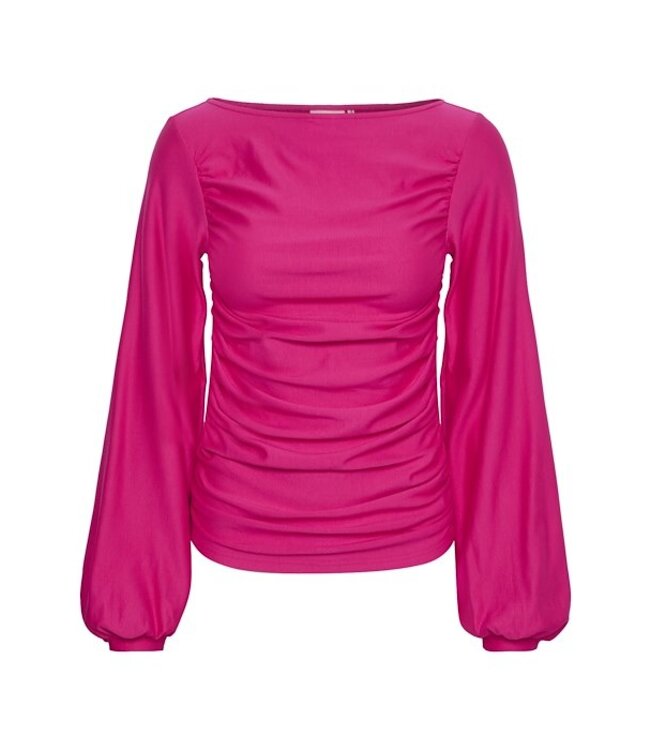 Gestuz Rifa ls blouse pink peacock