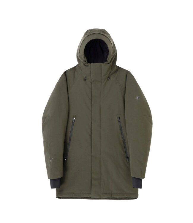 Krakatau QM436 jacket coffe green