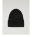 Woolrich Merino wool ribbed beanie black