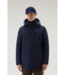 Woolrich Mountain stretch parka melton blue