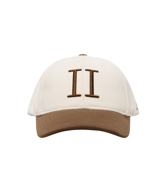 Les Deux Contrast Baseball Cap Ivory/Ebony Brown LDM702057-215856