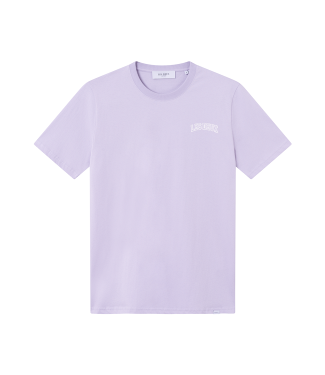 Les Deux Blake T-Shirt Light Orchid/White LDM101113-648201