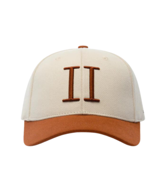 Les Deux Contrast baseball cap ivory/burnt clay