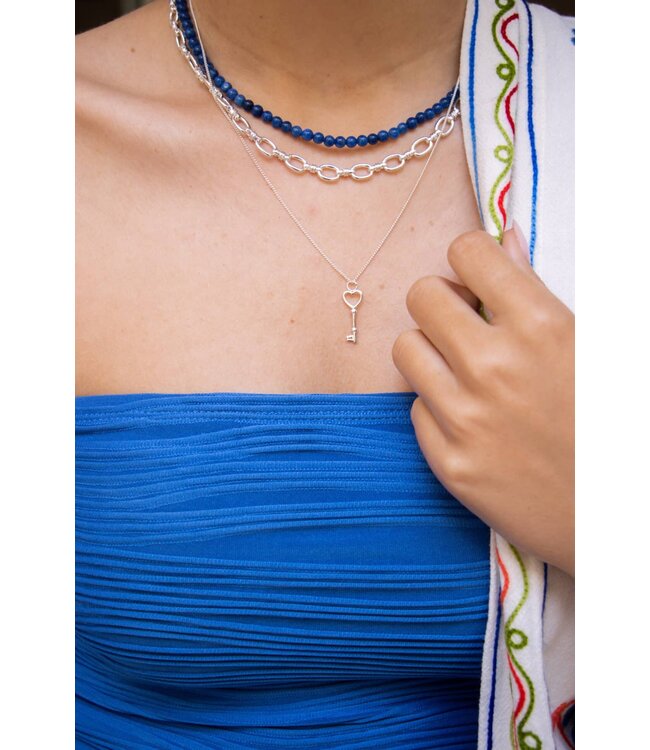 Label Kiki Kikey necklace silver KSK1362-SILVER