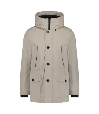 Woolrich Arctic stretch down parka taupe