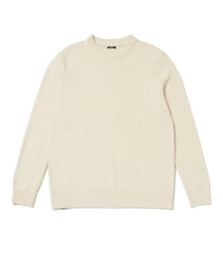 Denham Denham knit crew cch eggnog off-white