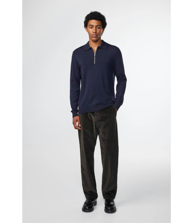NN.07 Sergio zip polo multi navy 6605