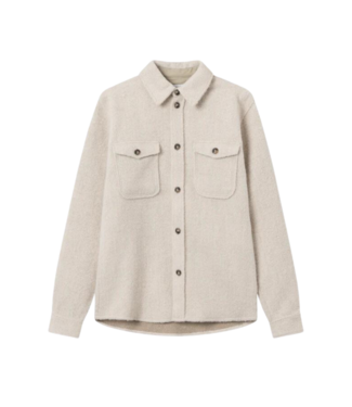 Les Deux Lennon boucle overshirt ivory