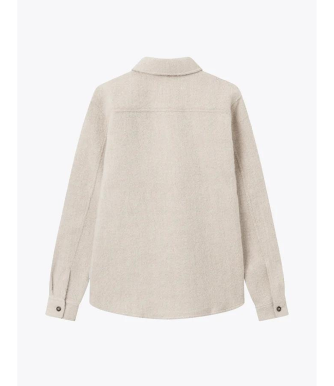 Les Deux Lennon boucle overshirt ivory LDM640080-215215