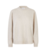 Samsoe Samsoe Isak knit sweater 15010 silver lining