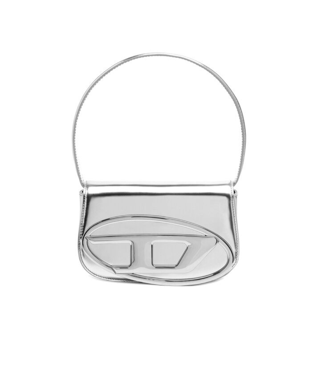 Diesel 1DR iconic shoulder bag silver Newstyle NewStyle.nl
